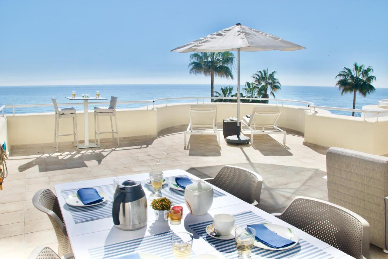 D12 Espectacular Y Moderno Apartamento En Primera Linea - Estepona - Sinfonia Del Mar Kültér fotó